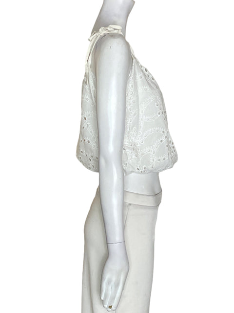 Blusa Vida Mia Tiras Crop Blanco - Talla M