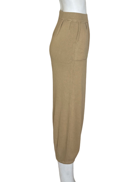 Pantalón Tesoro Tps Elastico Abullonado Marrón - Talla S