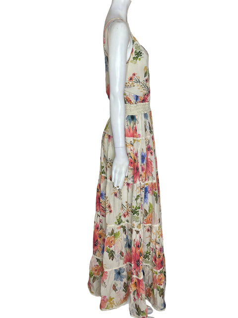 Vestido Especia de Algodón Estampado Tiras Rosado - Talla M