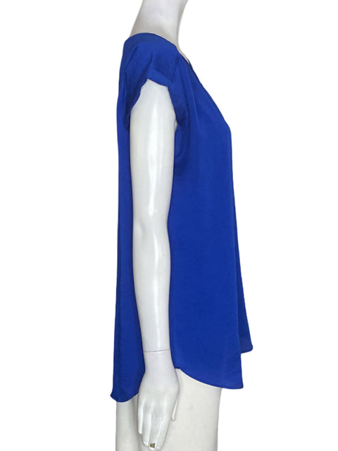 Blusa Express Liso Sin mangas Azul - Talla M