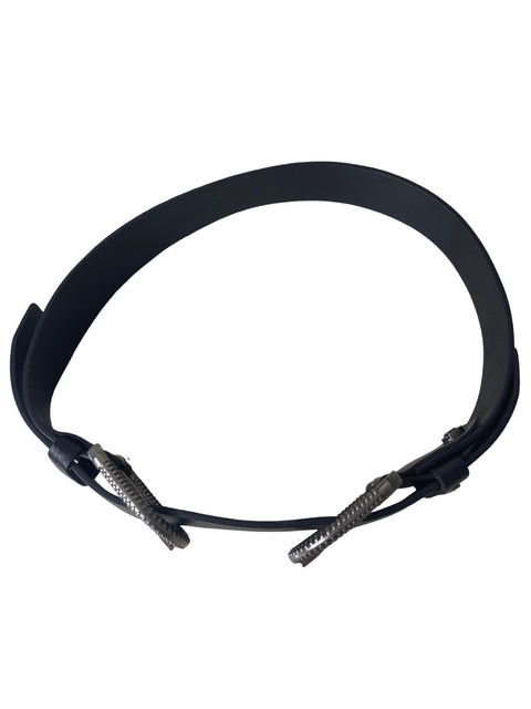 Cartera Velez Doble hebilla Cuero Negro - Talla U