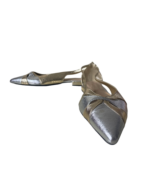 Zapato Arezzo Punta cerrada Tiras Dorado - Talla 38