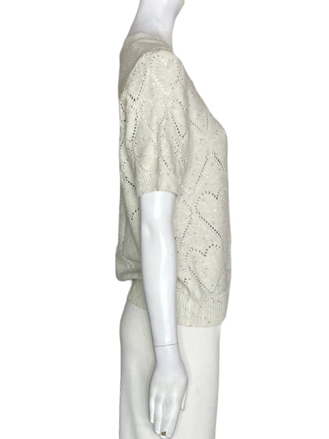 Blusa Tesoro Tps Puntos Manga corta Beige - Talla S