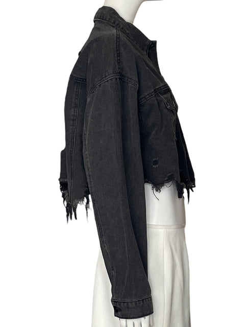 Chaqueta Trío Urban de Algodón Negro - Talla M