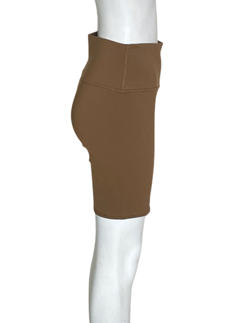 Short Alo Deportivo Ajustado Marrón - Talla M