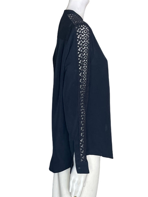 Blusa Michael Kors Manga larga Cuello redondo Negro - Talla M