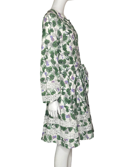 Vestido Maje de Viscosa Mini Verde - Talla M