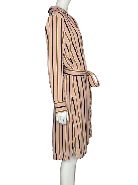 Vestido Ann Taylor Midi Rosado - Talla L
