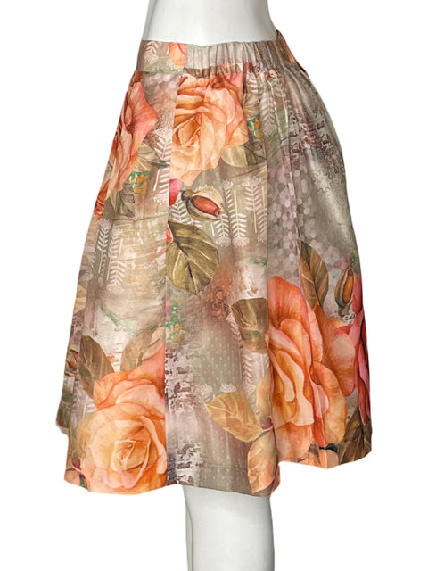 Falda Tesoro Tps Mini A-line Naranja - Talla M
