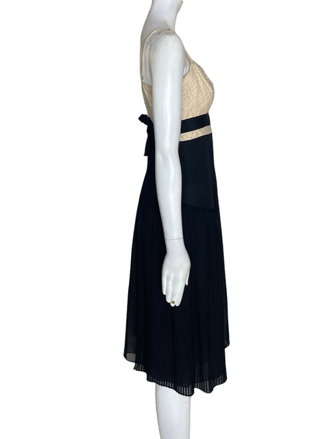 Vestido Bcbg Tiras Midi Negro - Talla 6