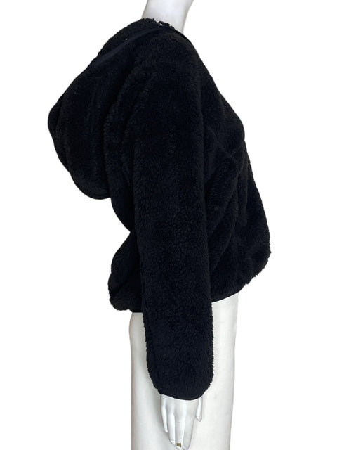 Abrigo Tommy Hilfiger Capucha Zipper Negro - Talla M