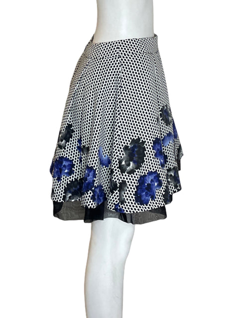 Falda Express Vuelos Estampado Negro - Talla 4