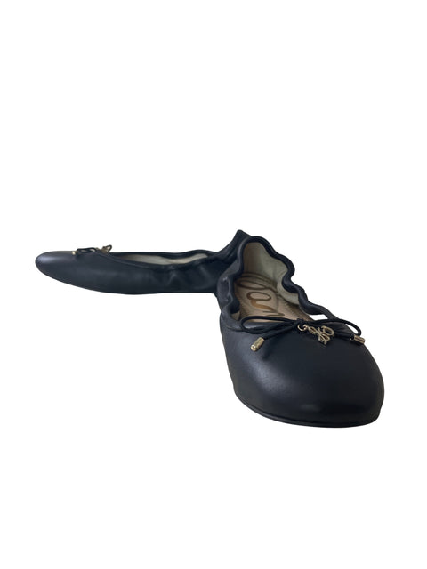 Zapato Sam Edelman Cerrado Lasito Negro - Talla 5
