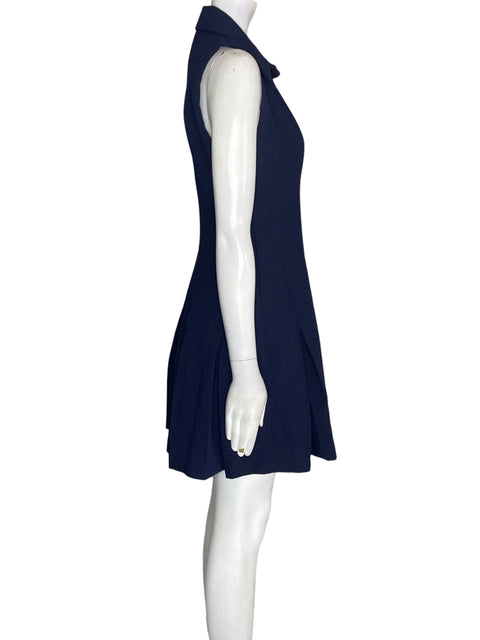Vestido Maeve Sin mangas Botones Azul- Talla S