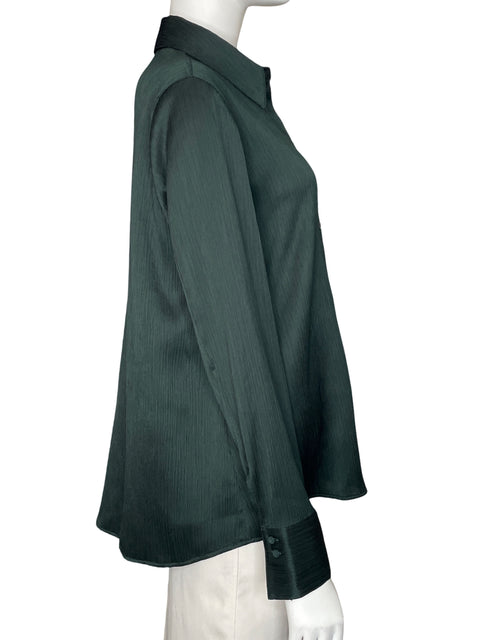 Camisa Banana Republic Texturizado Verde - Talla S