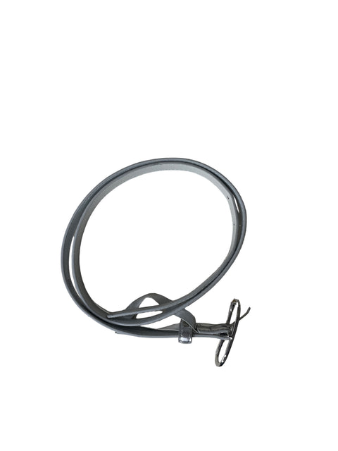 Cinturón Tesoro Tps Liso Plateado - Talla U