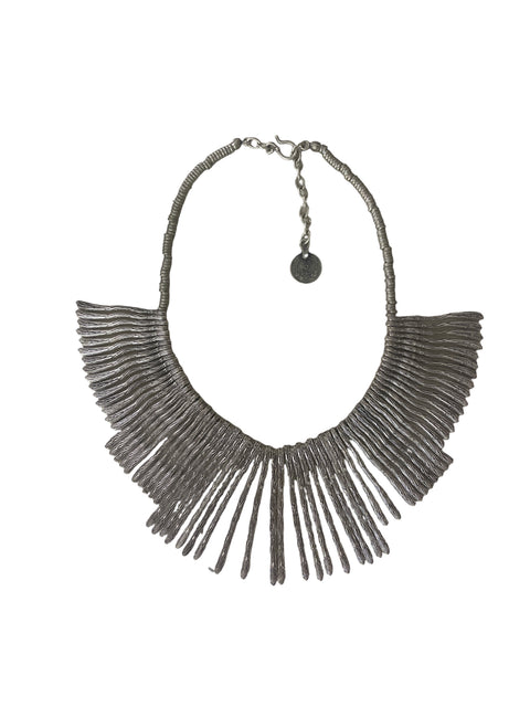 Collar Tesoro Tps Plata Flecos Plateado - Talla U