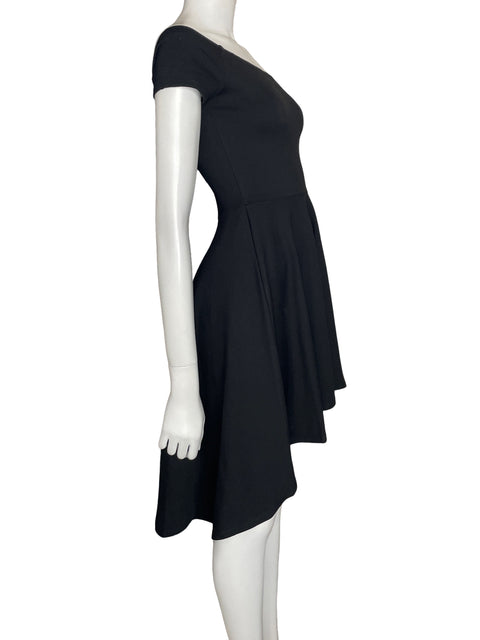 Vestido Tesoro Tps Asimétrico Negro - Talla M