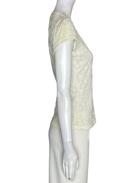 Blusa Inc Texturizado Tejido Blanco - Talla S