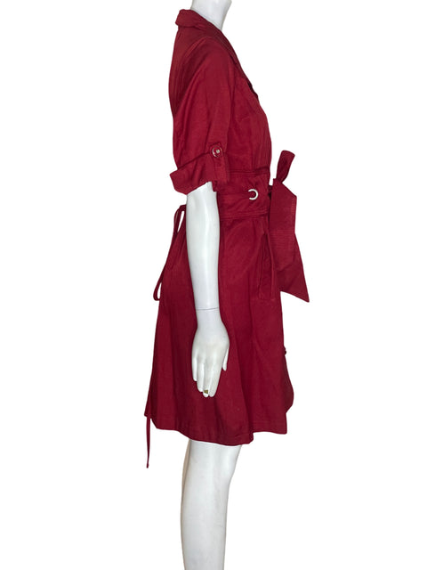 Vestido Pícky Girl Fajon Manga corta Rojo - Talla S