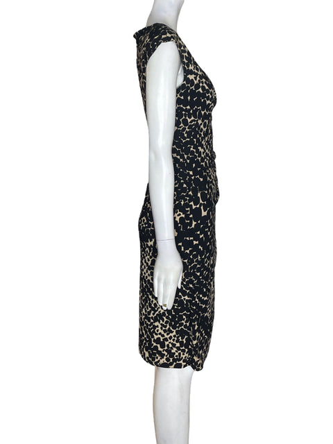 Vestido Ralph Lauren Animal print Sin mangas Negro - Talla 4