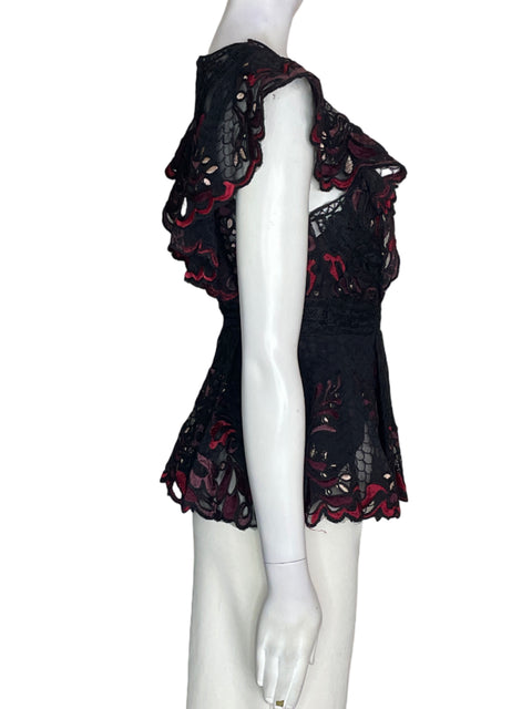 Blusa Parker Tejido Ruchas Negro - Talla S