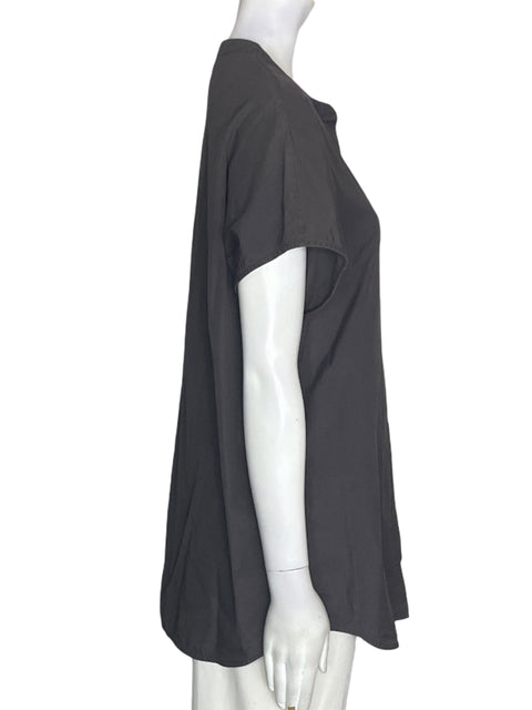 Blusa Vince de Algodón  Botones Marrón - Talla M