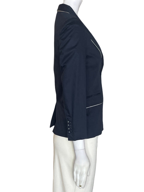 Blazer Carlo Pignatelli de Algodón Bolsillo Manga larga Azul - Talla 36