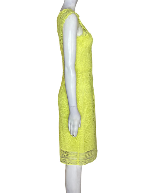 Vestido Karen Millen Tejido Sin mangas Amarillo - Talla 4