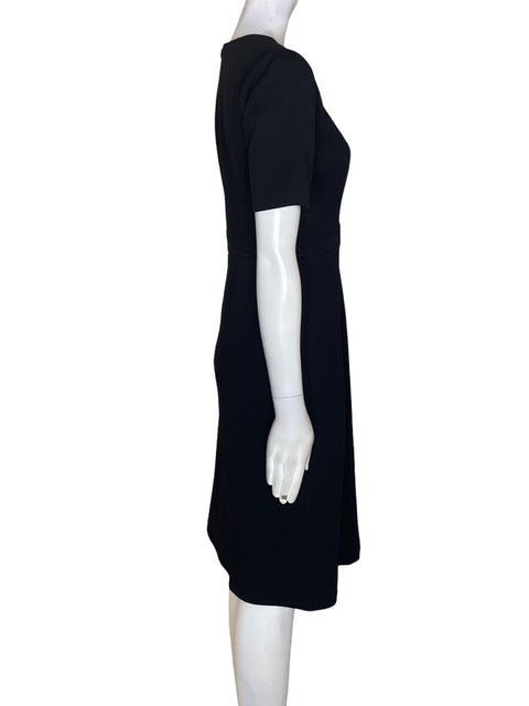 Vestido Maggy London Manga corta Botones Negro - Talla 2
