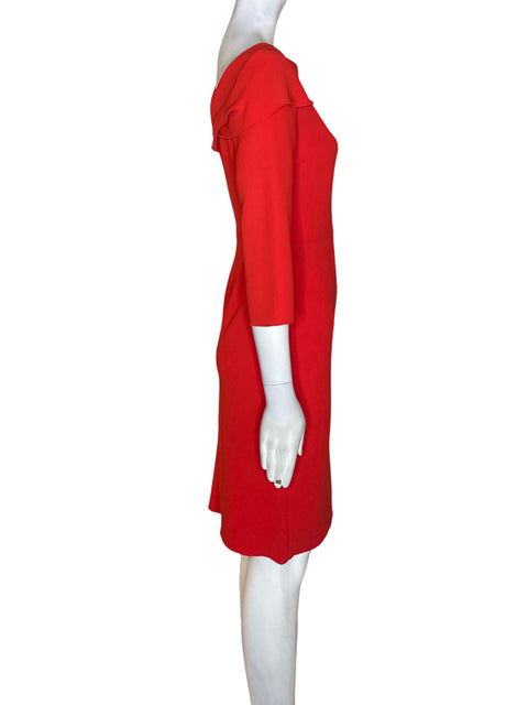 Vestido Rachel Roy Liso Ajustado Rojo - Talla 0