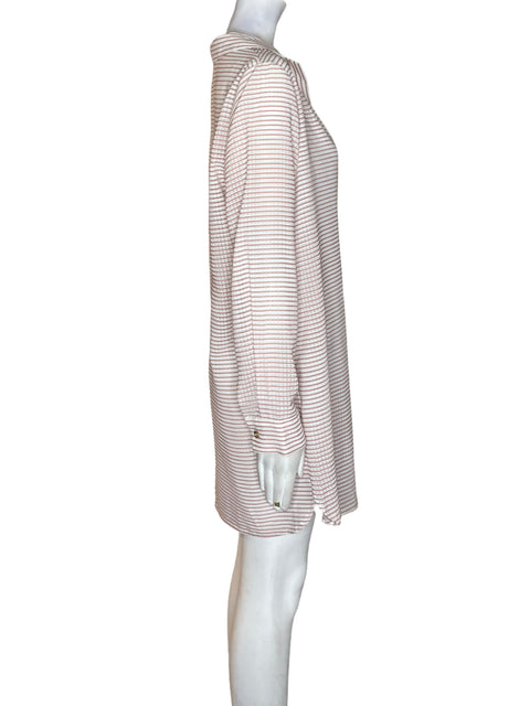 Vestido Wonder Cuello v Rayas Rosado - Talla 4