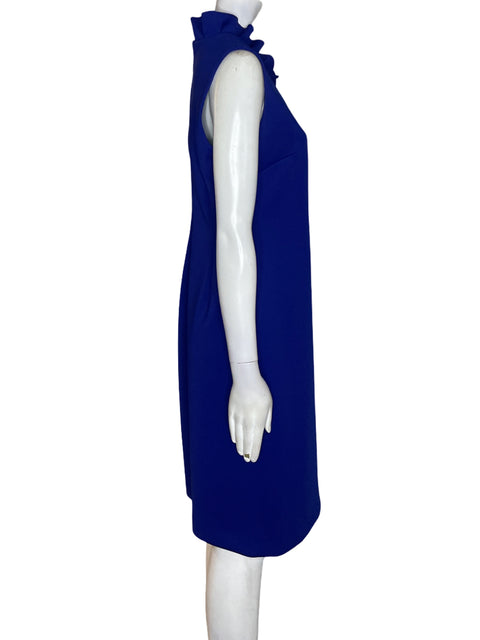 Vestido Calvin Klein Sin mangas Liso Azul - Talla 8
