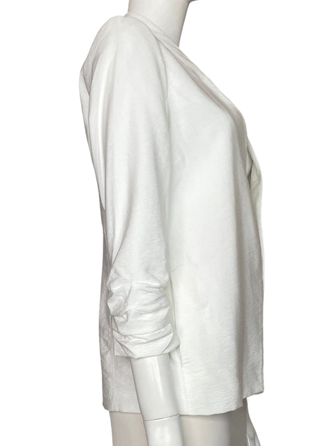 Blazer Loft Mangas fruncidas Liso Blanco - Talla XS