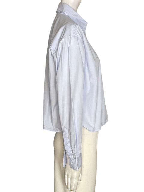 Camisa Banana Republic de Algodón Manga larga Bolsillo Azul - Talla M