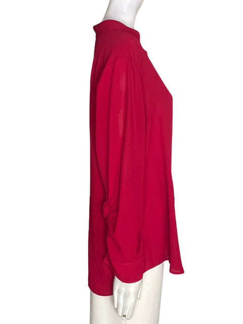 Blusa Karen Kane Manga larga Cuello v Rojo - Talla XL