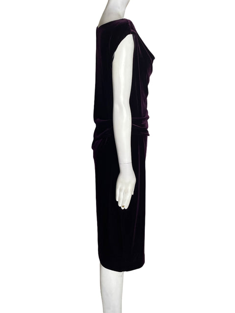 Vestido Vince Camuto Sin mangas Midi Morado - Talla 14