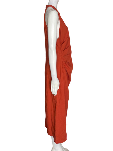 Vestido Mango Sin mangas Maxi Naranja - Talla XL