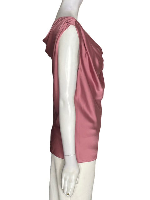 Blusa Ralph Lauren Sin mangas Satinado Rosado - Talla L