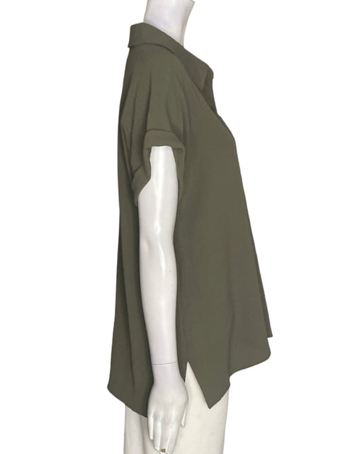 Camisa Calvin Klein Manga corta Bolsillo Verde - Talla M