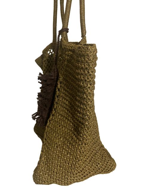 Cartera Tesoro Tps Tejido Artesanal Marrón - Talla U