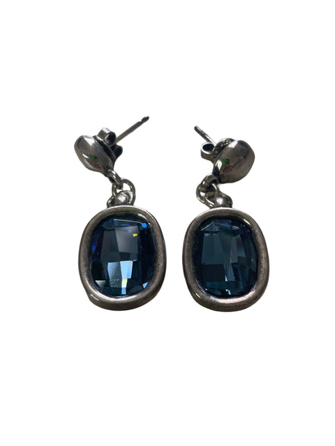 Arete Uno De 50 Light it up Swaroski azul Azul - Talla U