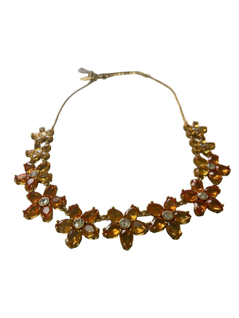Collar Kate Spade Gargantilla Floral Naranja - Talla U