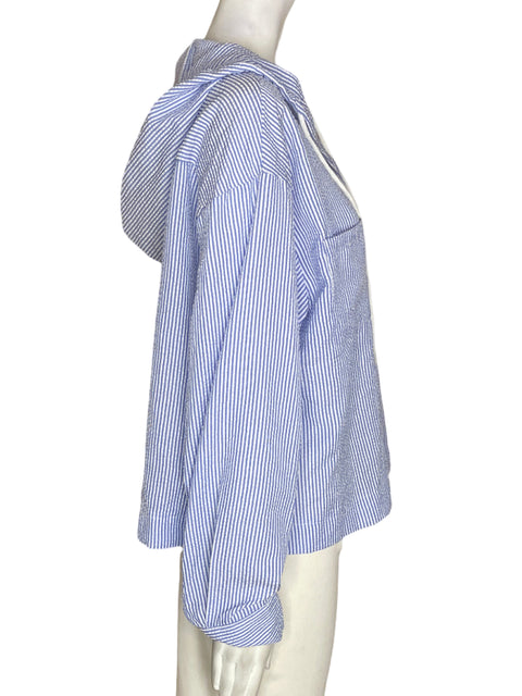 Abrigo Tesoro Tps Capucha Cordon Azul - Talla XL
