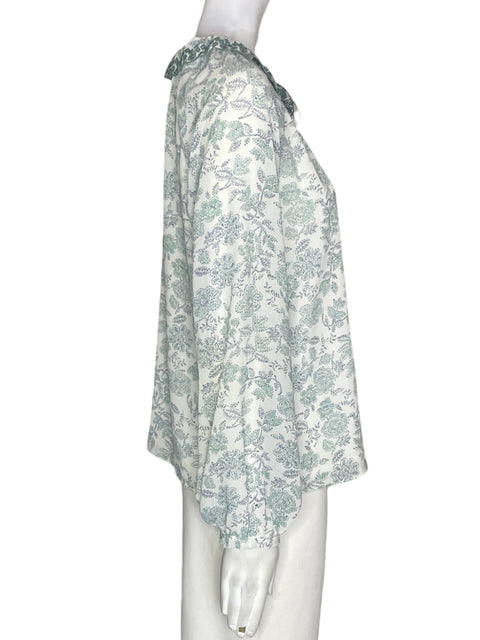 Blusa Skies Are Blue Elastico Manga larga Verde - Talla S