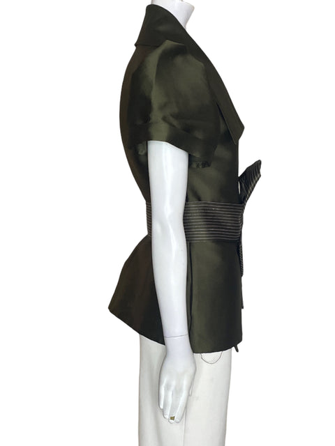 Blusa Marciscano Fajon Manga corta Verde - Talla S