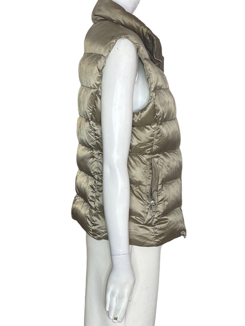 Abrigo Prada Acolchado Sin mangas Marrón - Talla 46