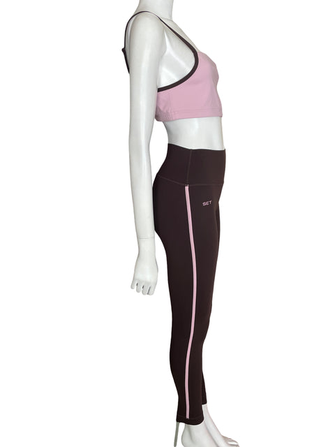 Conjunto Set Top-leggins Marrón - Talla M