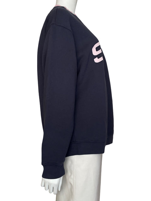 Abrigo Set Active de Algodón Cuello redondo Doble capa Azul - Talla S