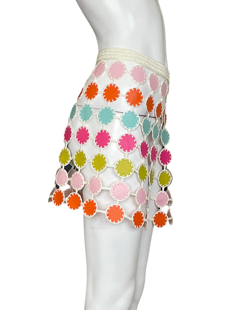 Salida De Baño My Beachy Side Estampado Mini Blanco - Talla L